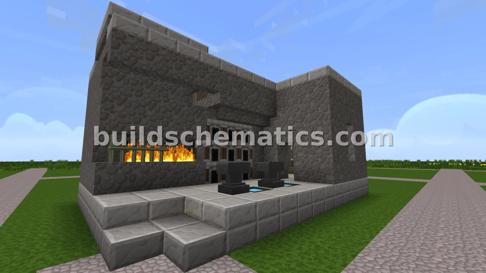 Medieval Blacksmith House with Living Quarters