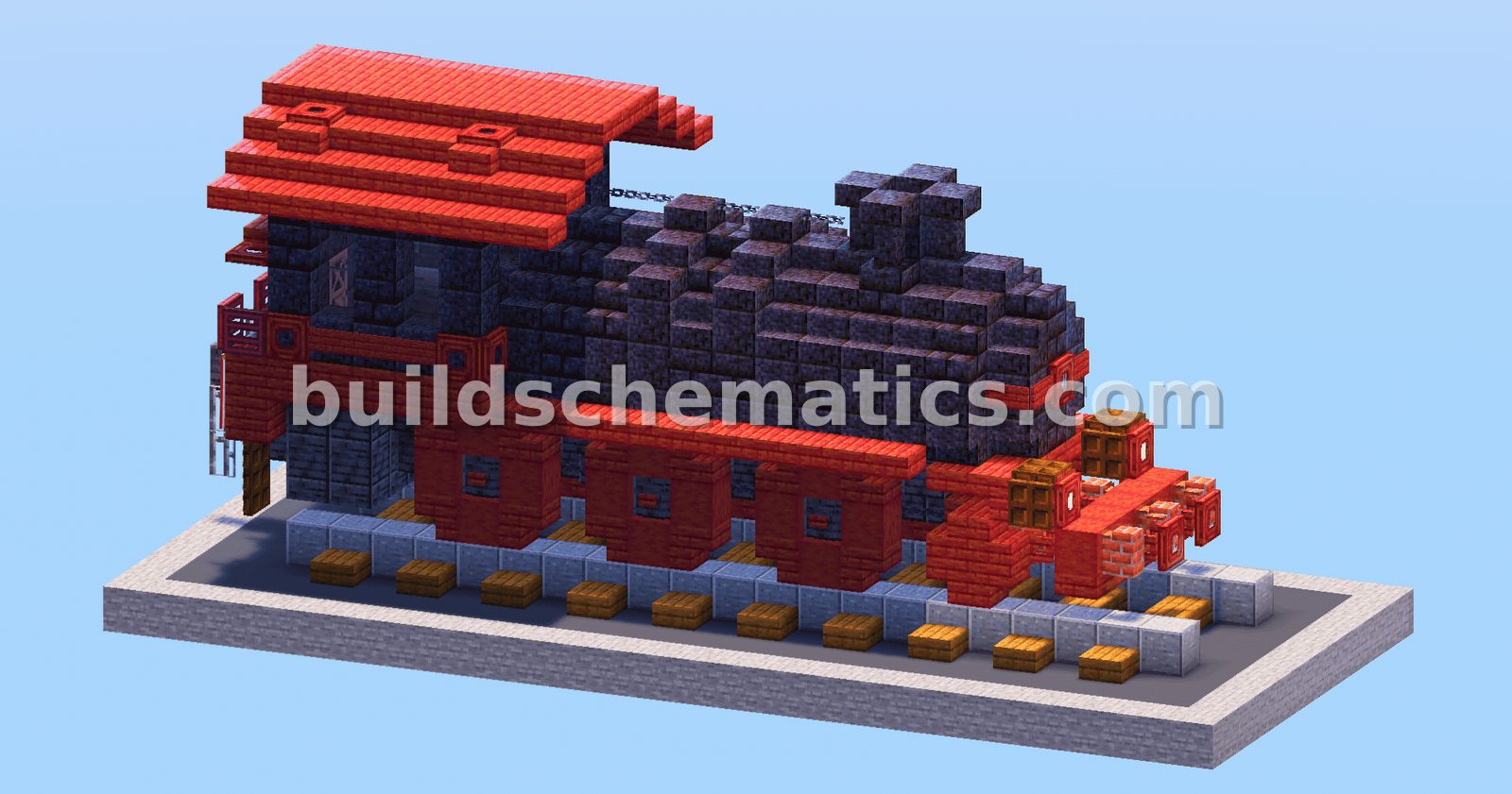 Locomotive Train Wagon Structure