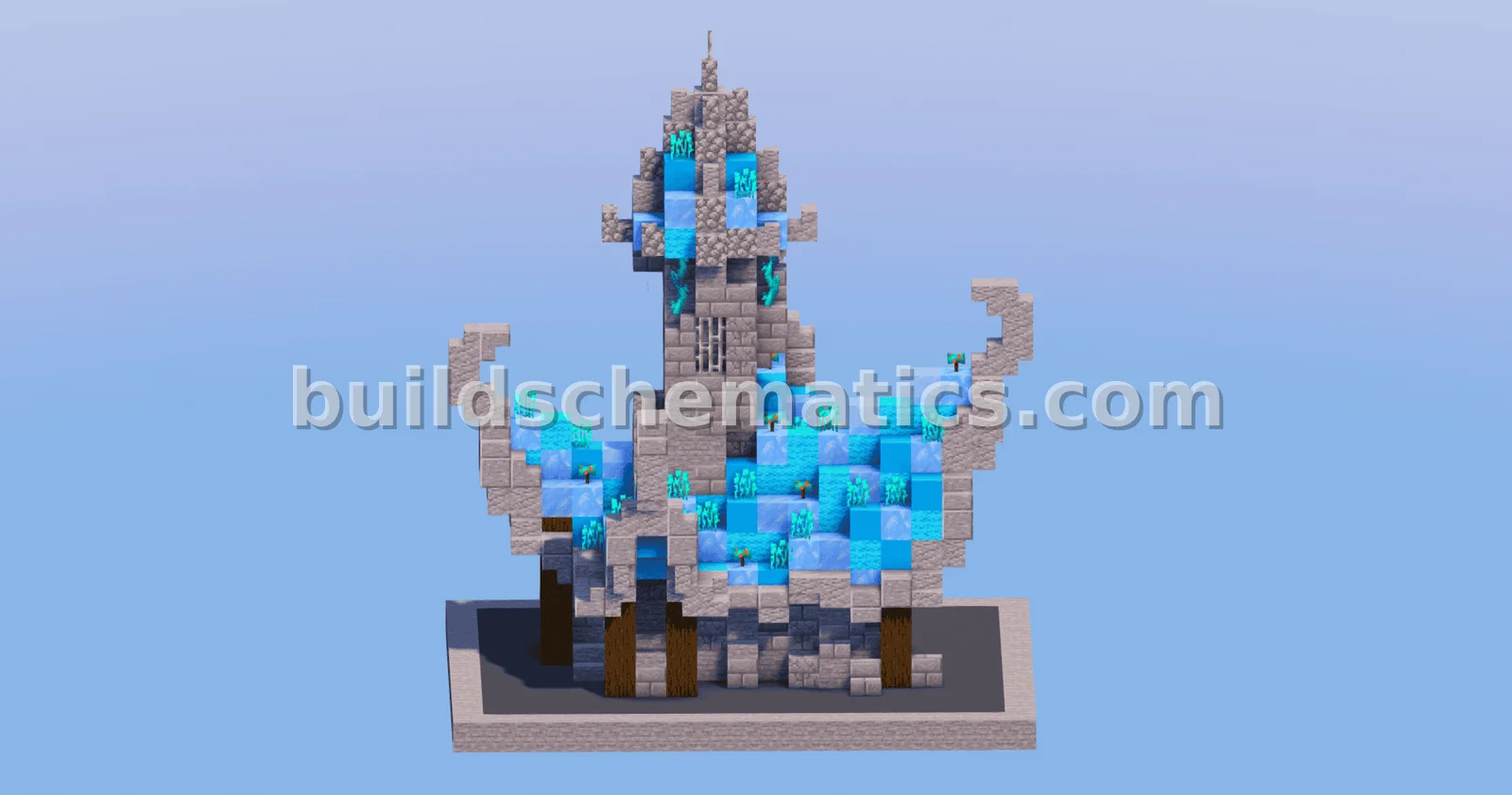 Icy Medieval Fantasy House 3