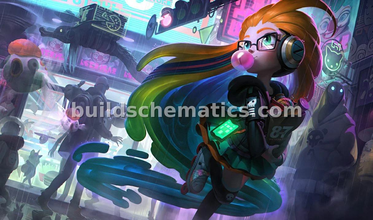 League of Legends Cyber Pop Zoe Pixel Art — view 2