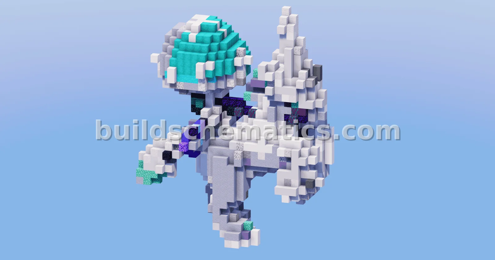 Pokemon Ice Rider Calyrex Statue