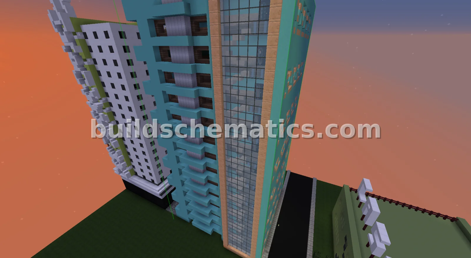 Modern 11-Story Building
