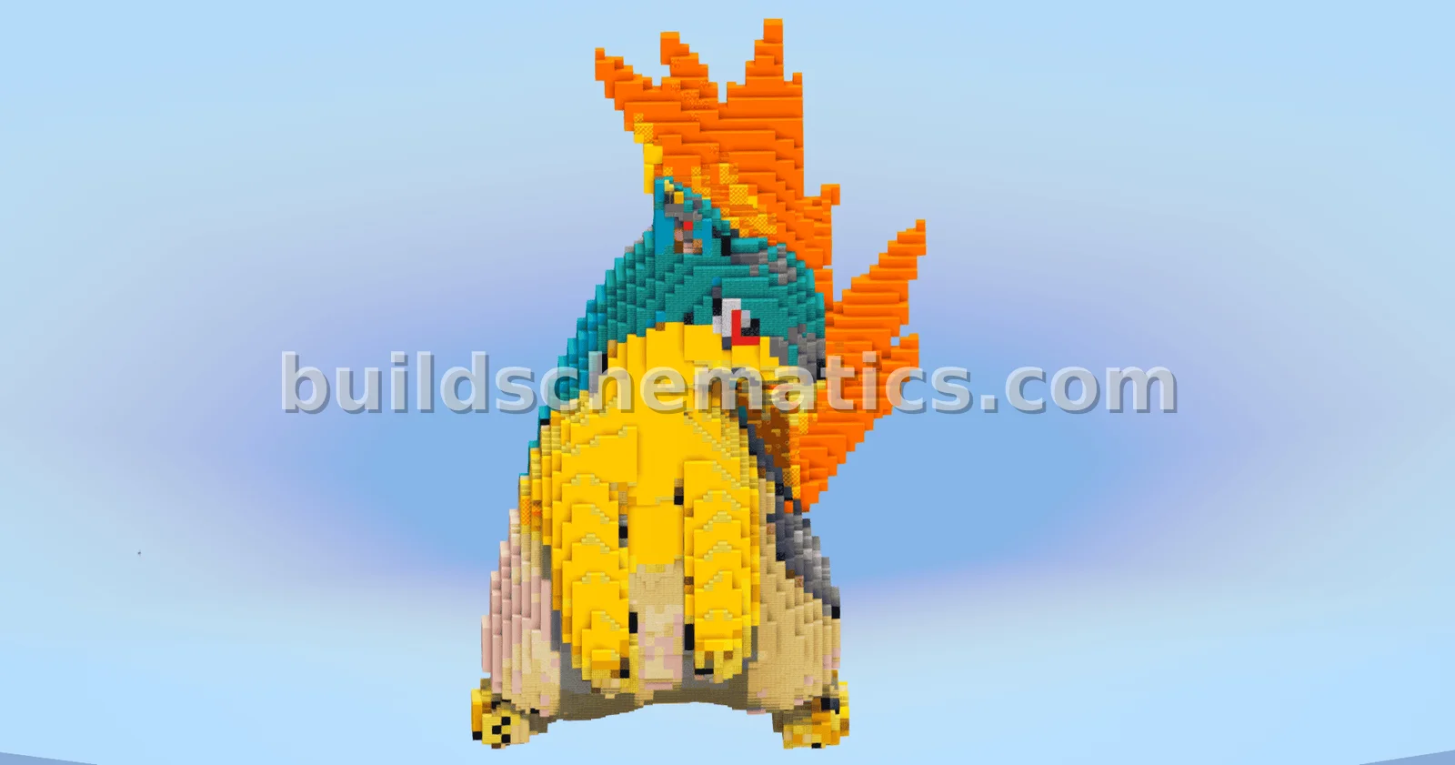 Quilava Minecraft Build