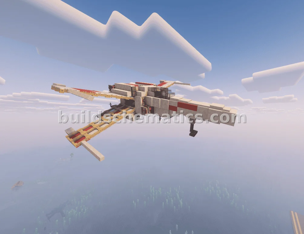 X-Wing Starfighter Build — view 2