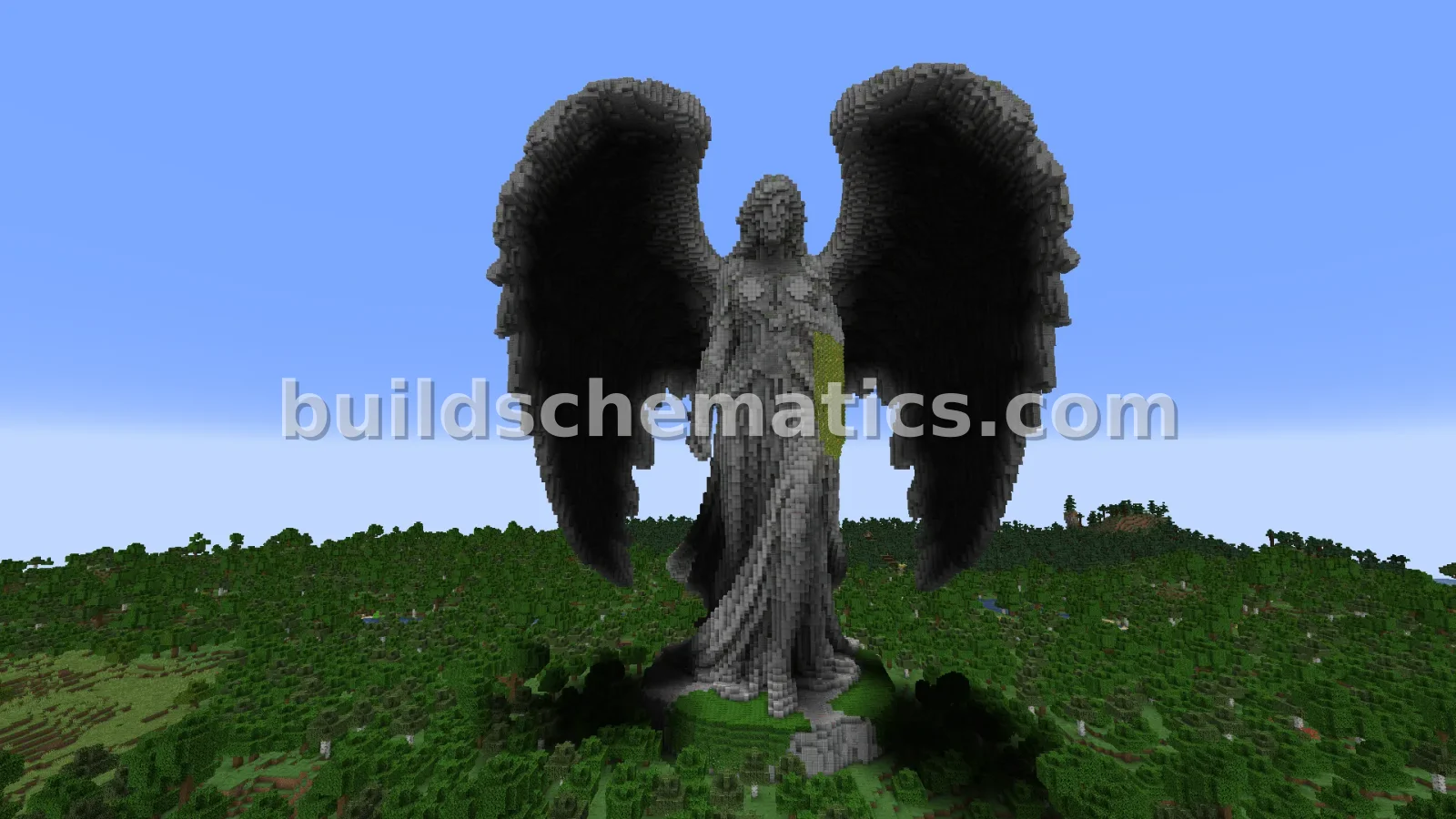 Majestic Angel Statue For Minecraft 1.19 — view 4