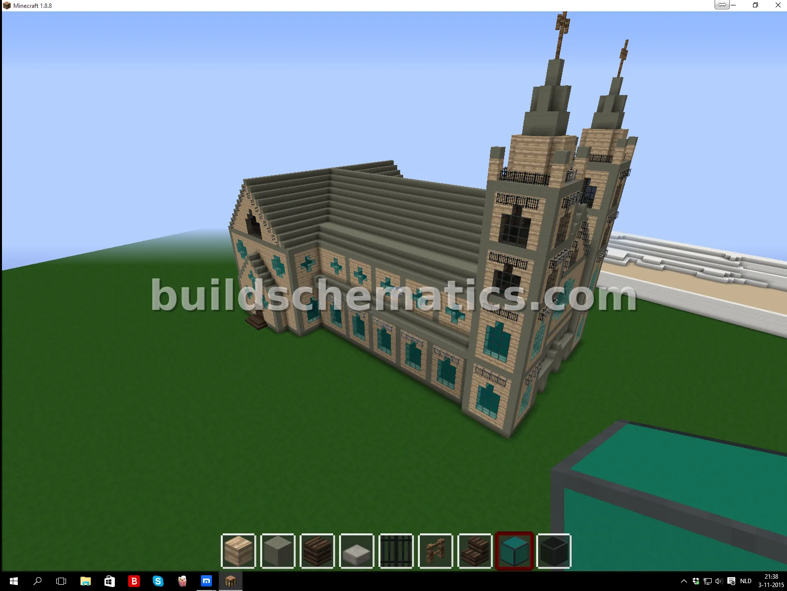 Medieval Cathedral Exterior Structure