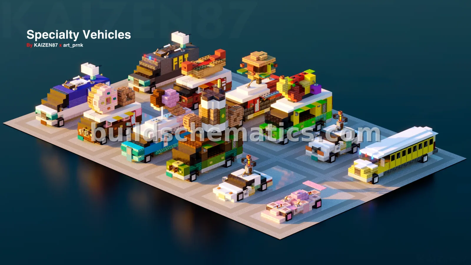 Specialty Vehicles Minecraft Build