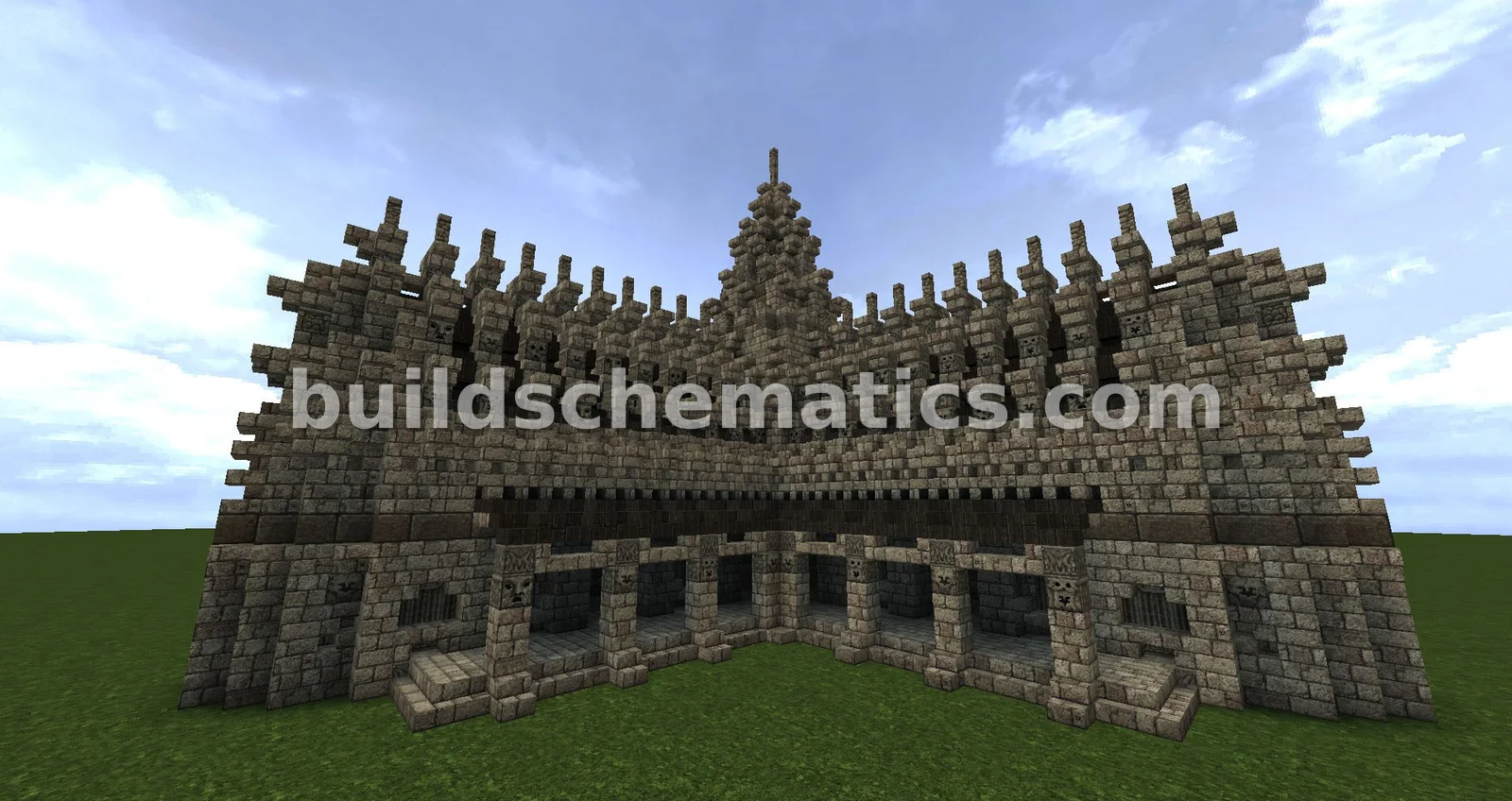 Cardinal Zombie Temple Structure