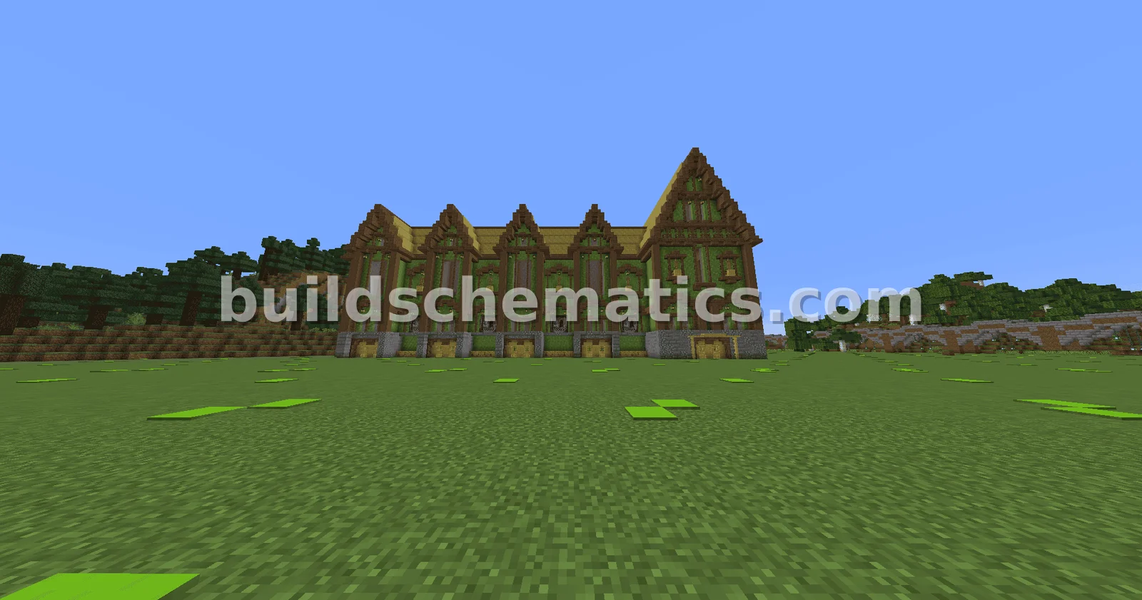 Medieval Fantasy Bamboo Farm Structure
