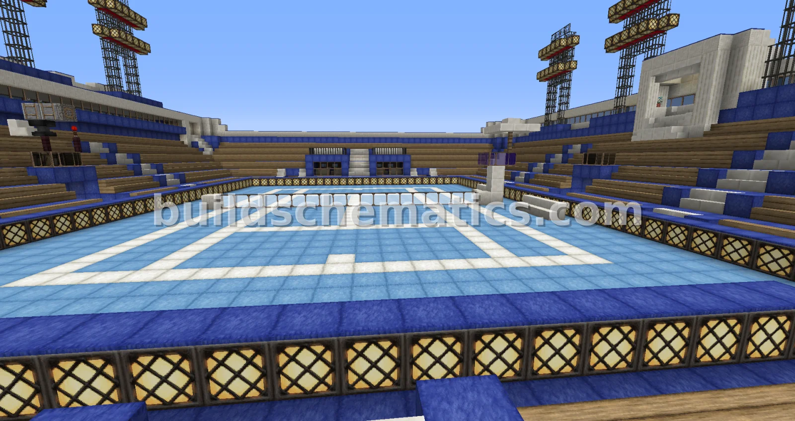 Tennis Court Stadium - Small Build — view 3