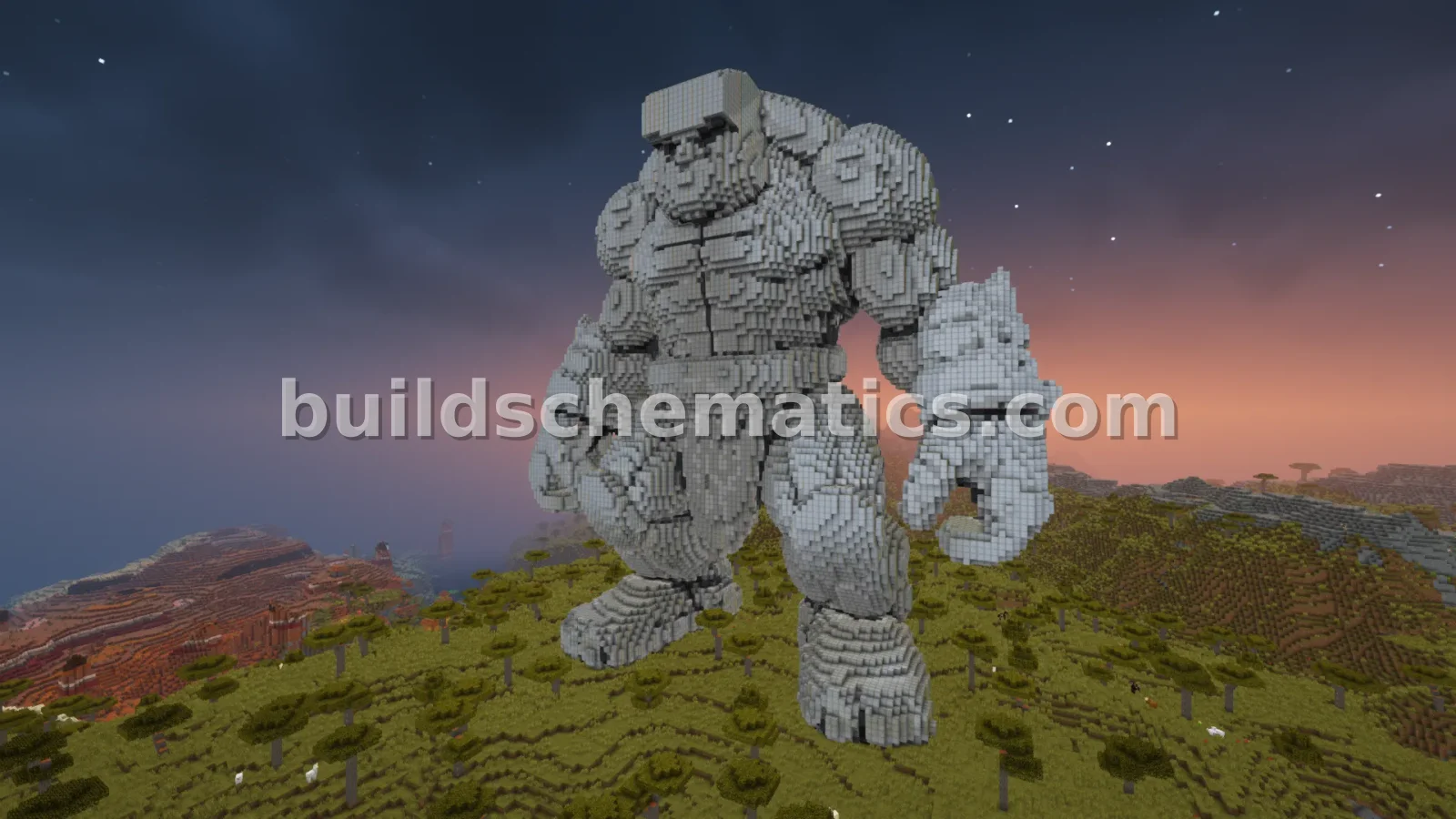 Stone Golem Statue Decoration — view 2