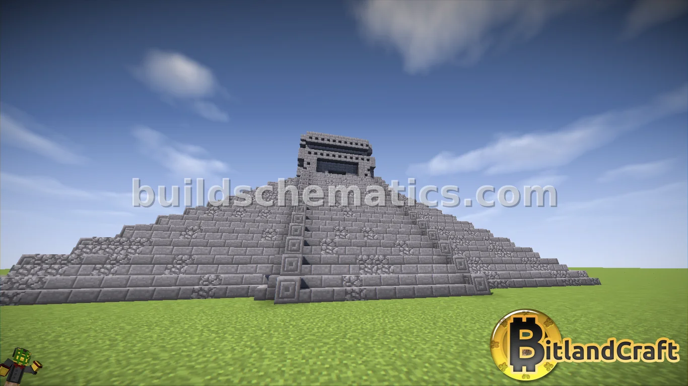 Ancient Maya Brick Temple — view 2