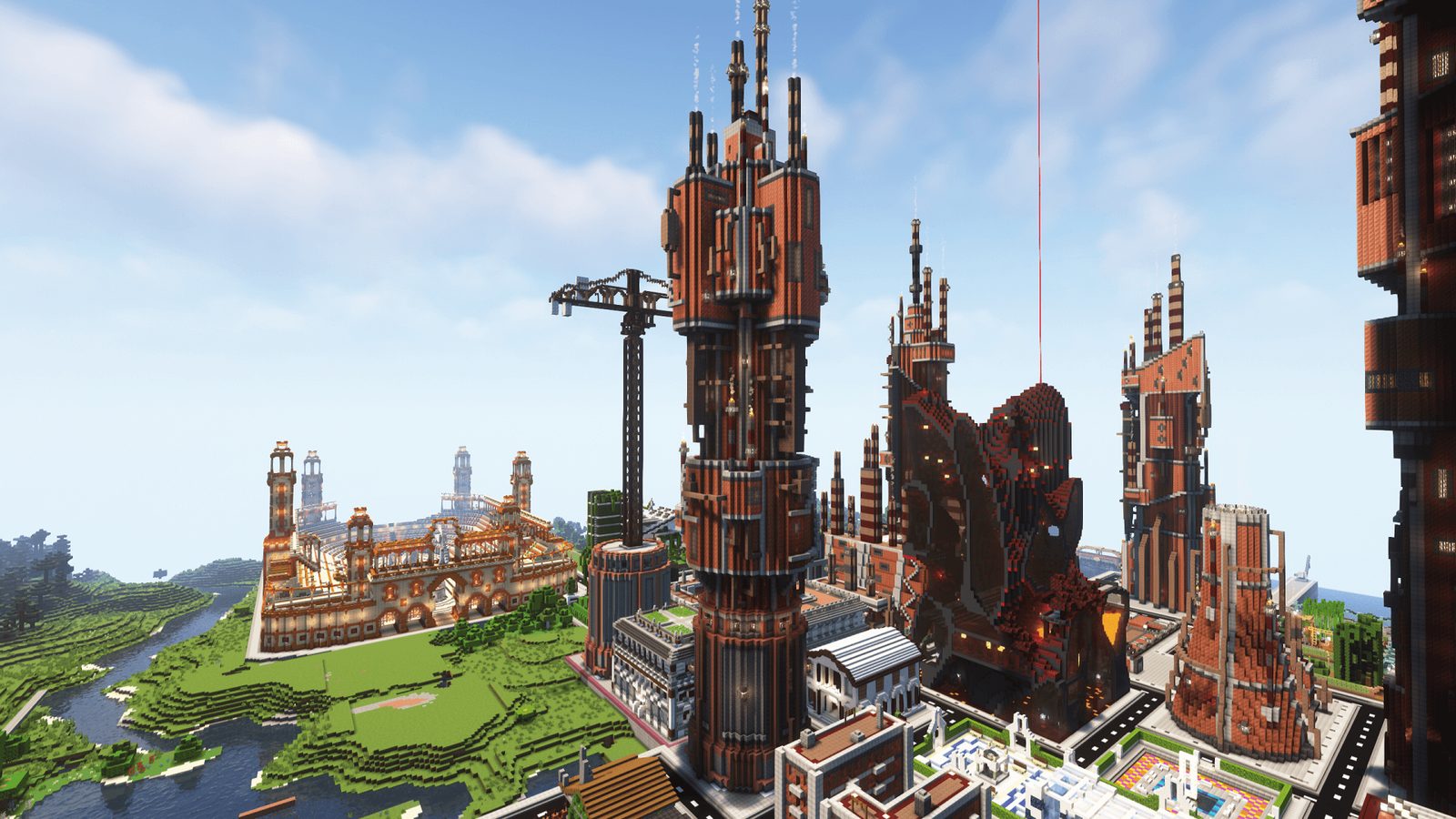 Steampunk Skyscraper Model 4