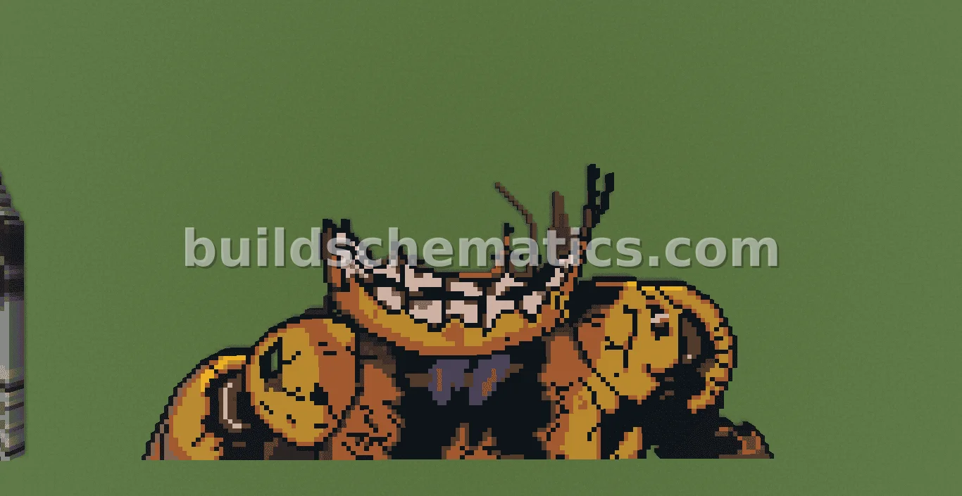 Springtrap Pixel Art Build — view 2