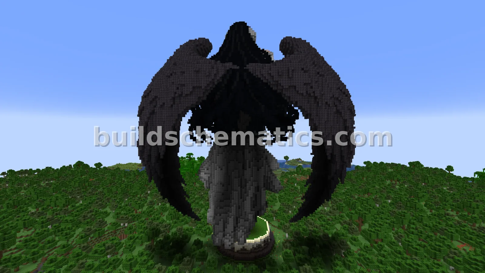 Albedo Overlord Statue - Large Minecraft Sculpture — view 5
