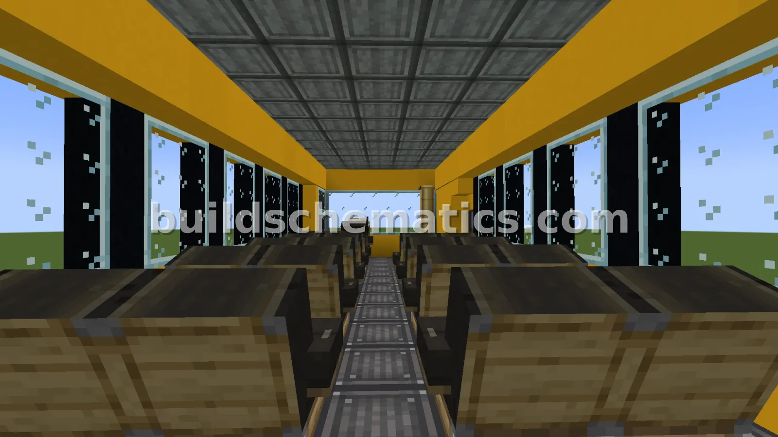 Classic Yellow School Bus Vehicle — view 4