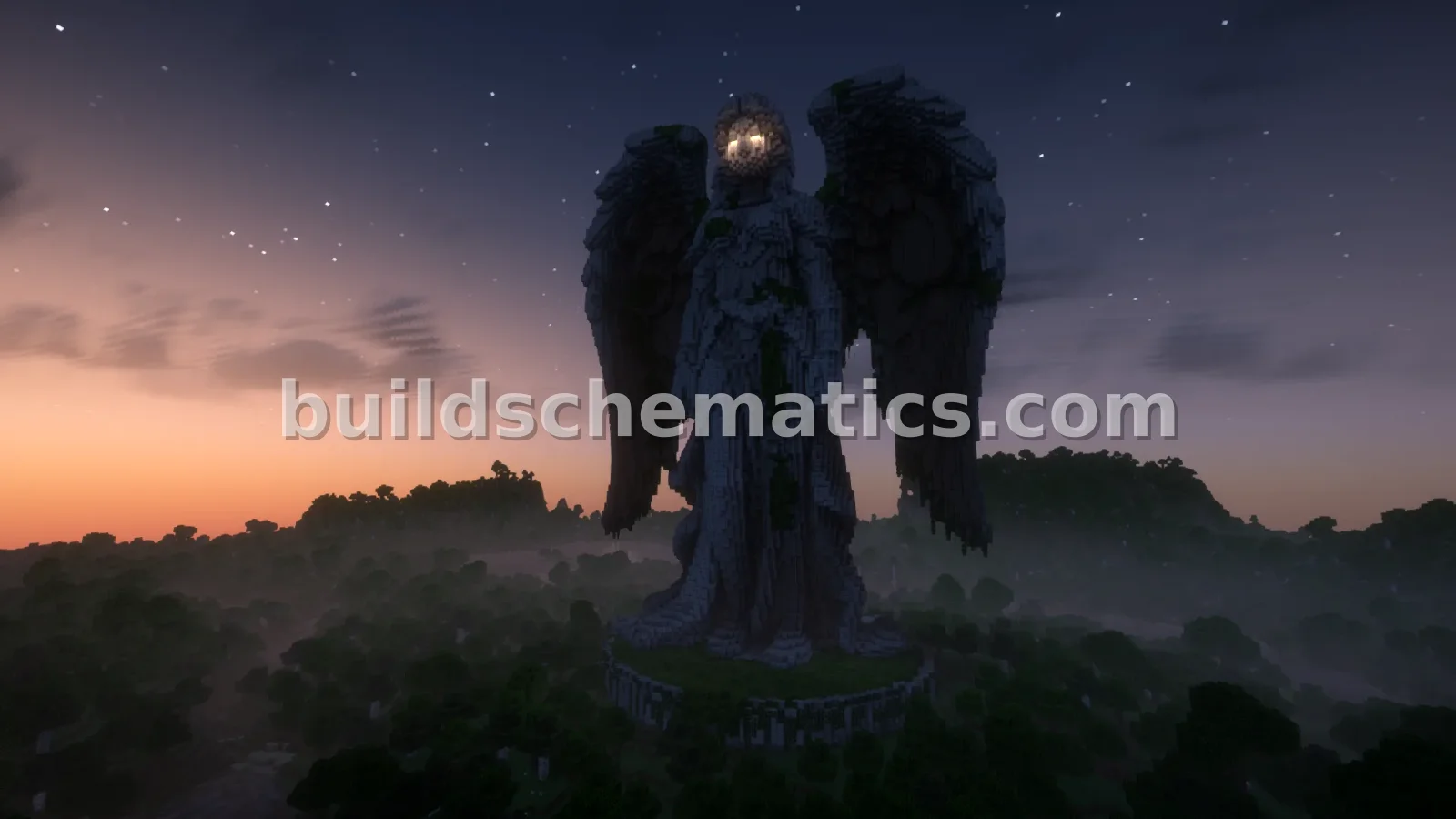 Ancient Angel Statue Build — view 3