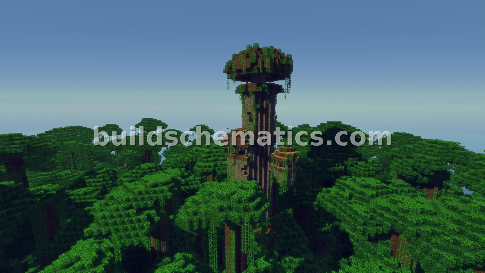 Overgrown Jungle Defense Tower