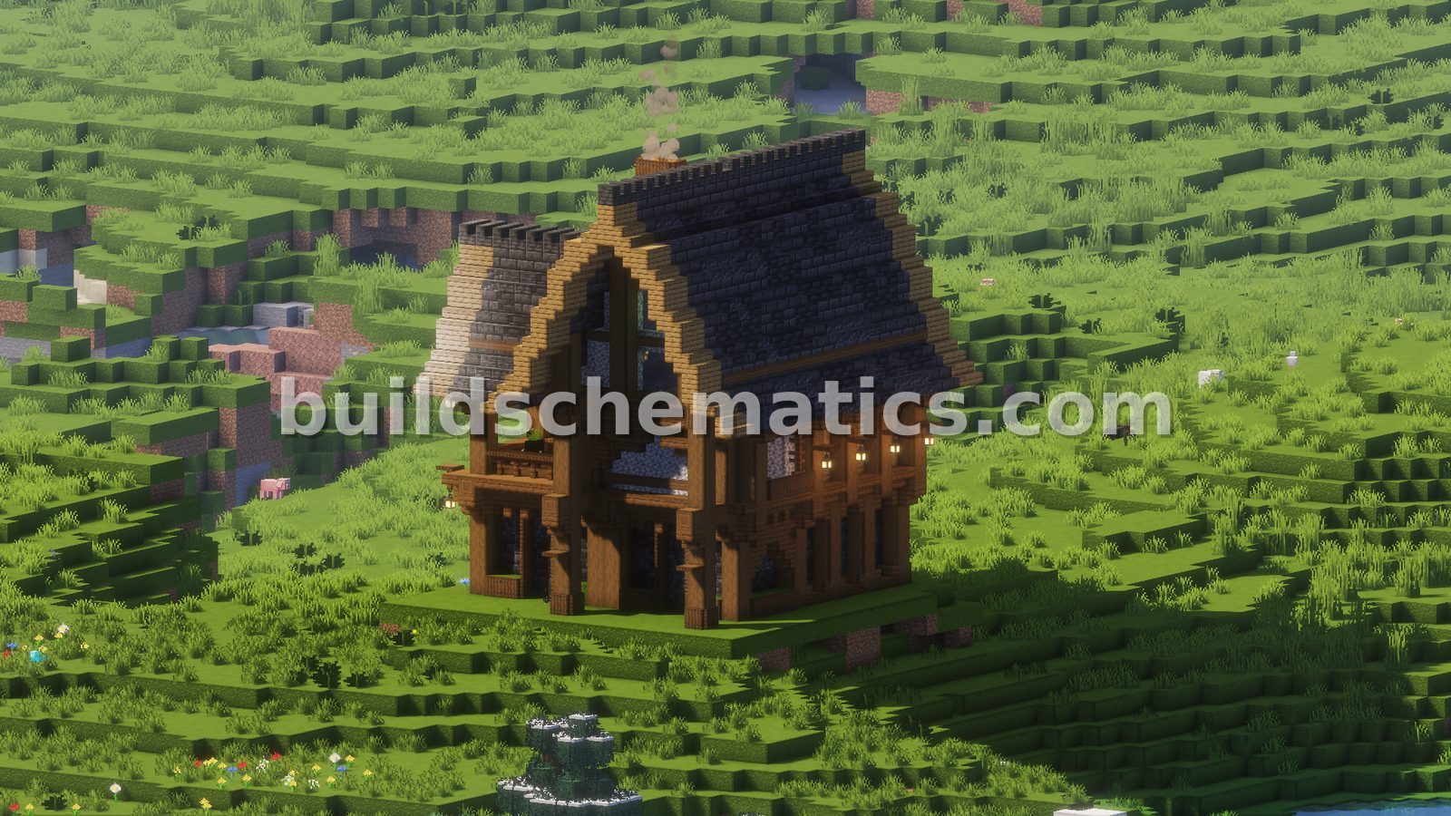 Small Medieval Starter House Design — view 4