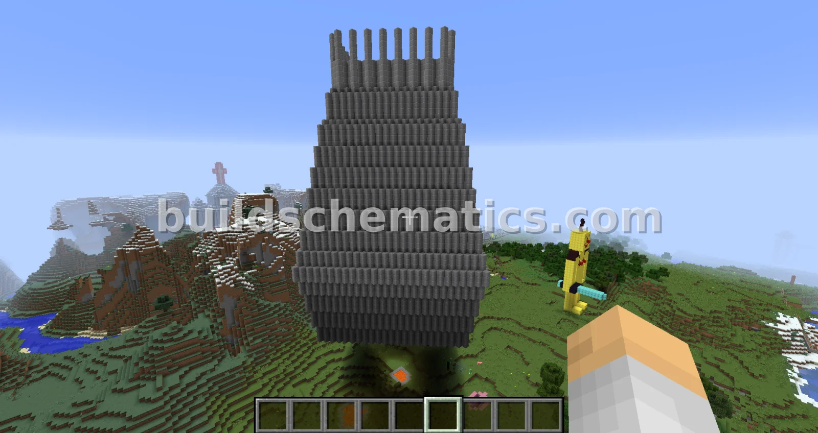 Aincrad Floating Castle Structure