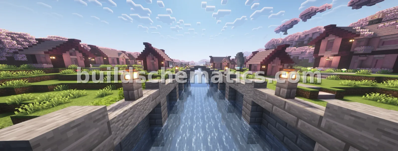 Large Cherry Village Build