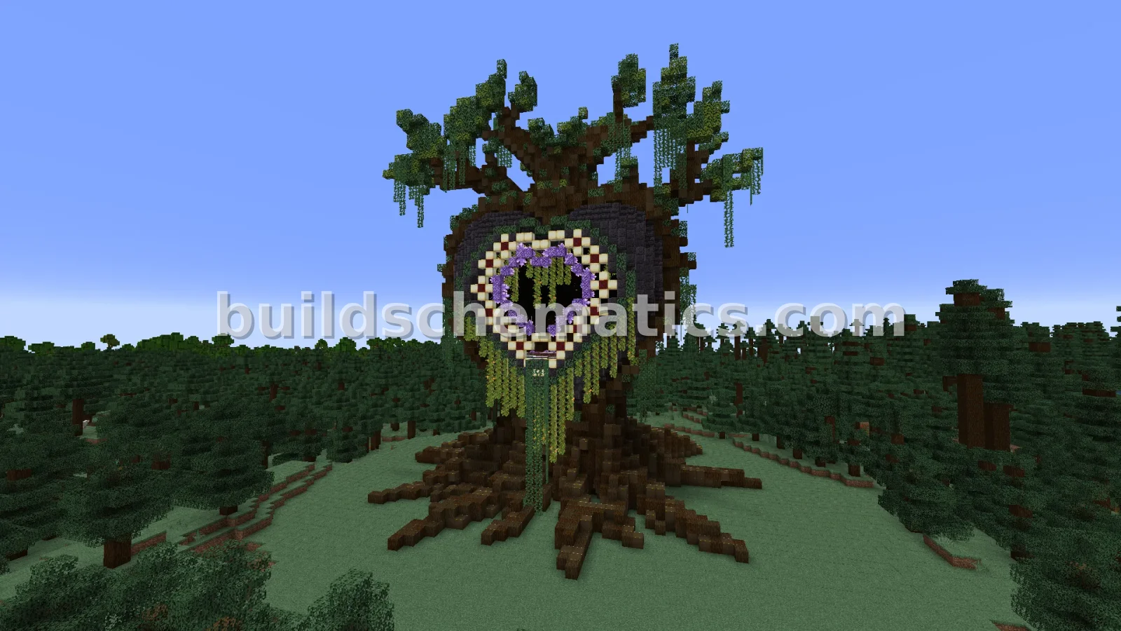 Heart Tree Nether Portal Statue