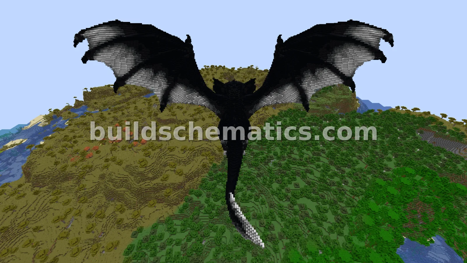 Large Bat Dragon Statue — view 4