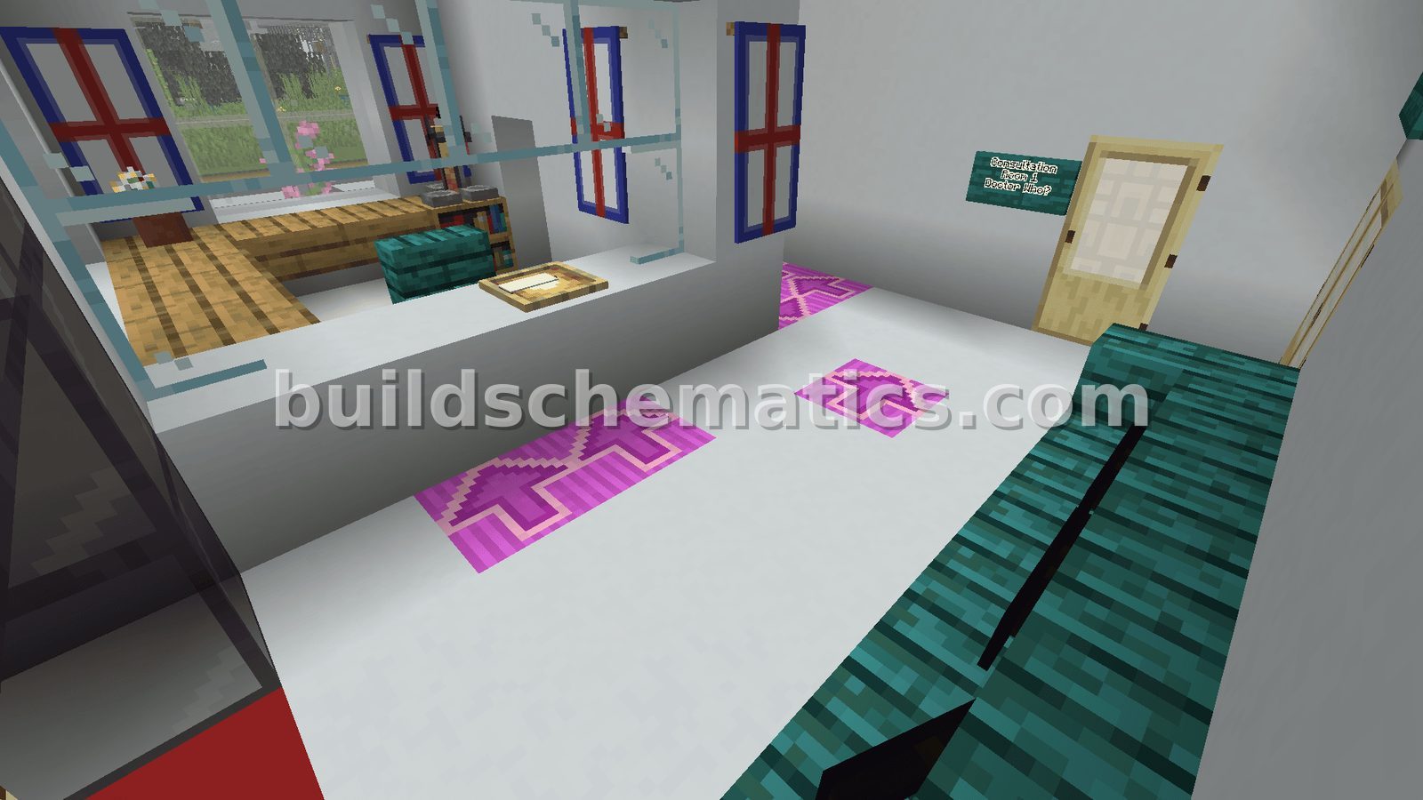 Minecrafty Town Medical Center Building — view 4