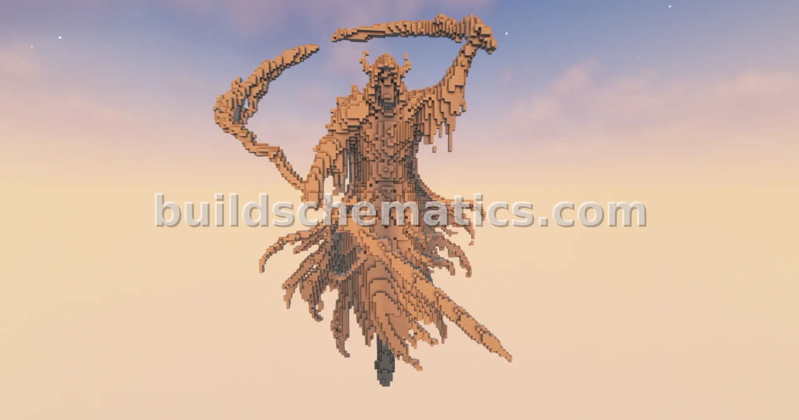 Reaper 25 Statue Minecraft Build — view 2