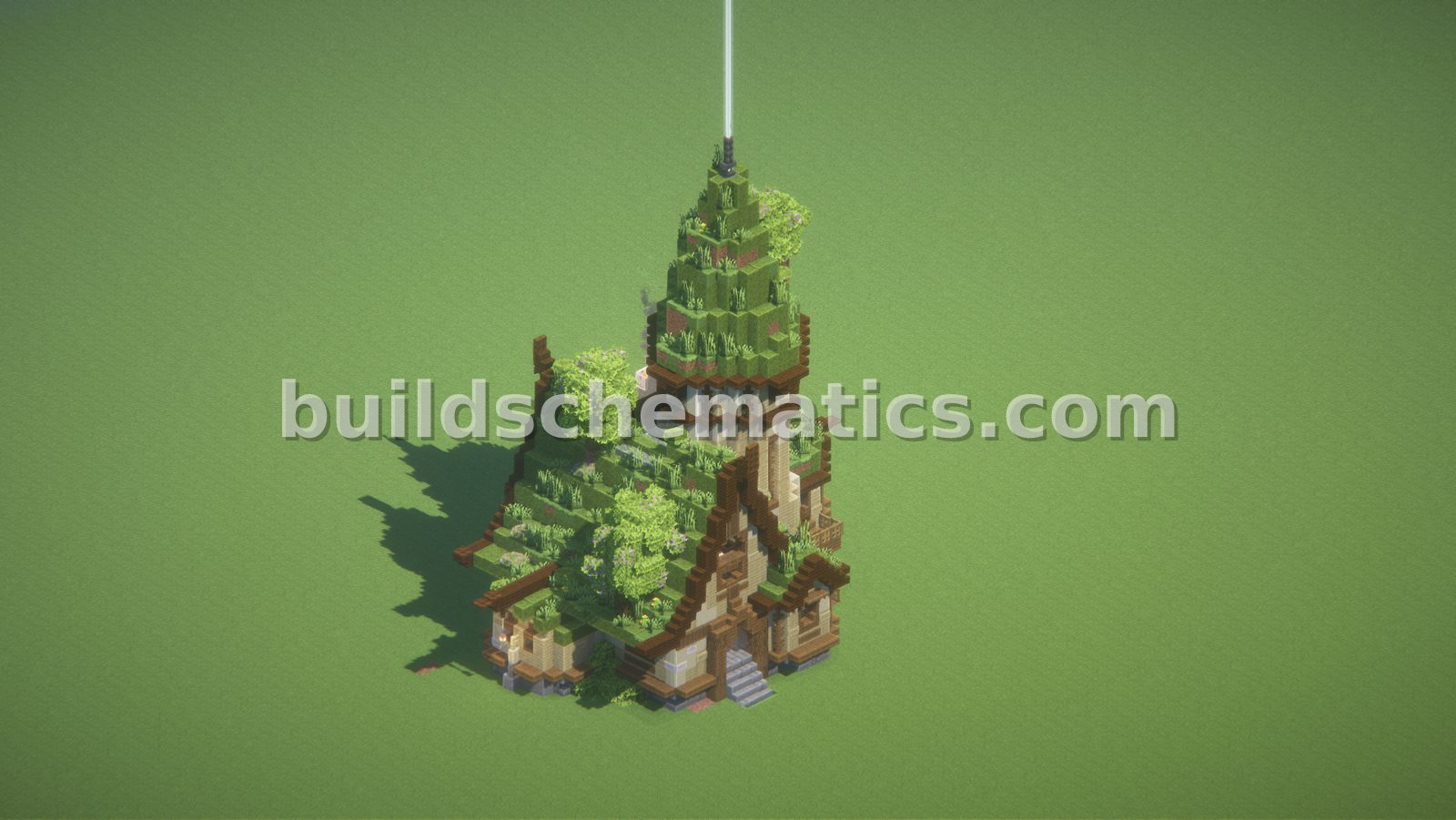 Medieval Moss Farm Structure — view 2