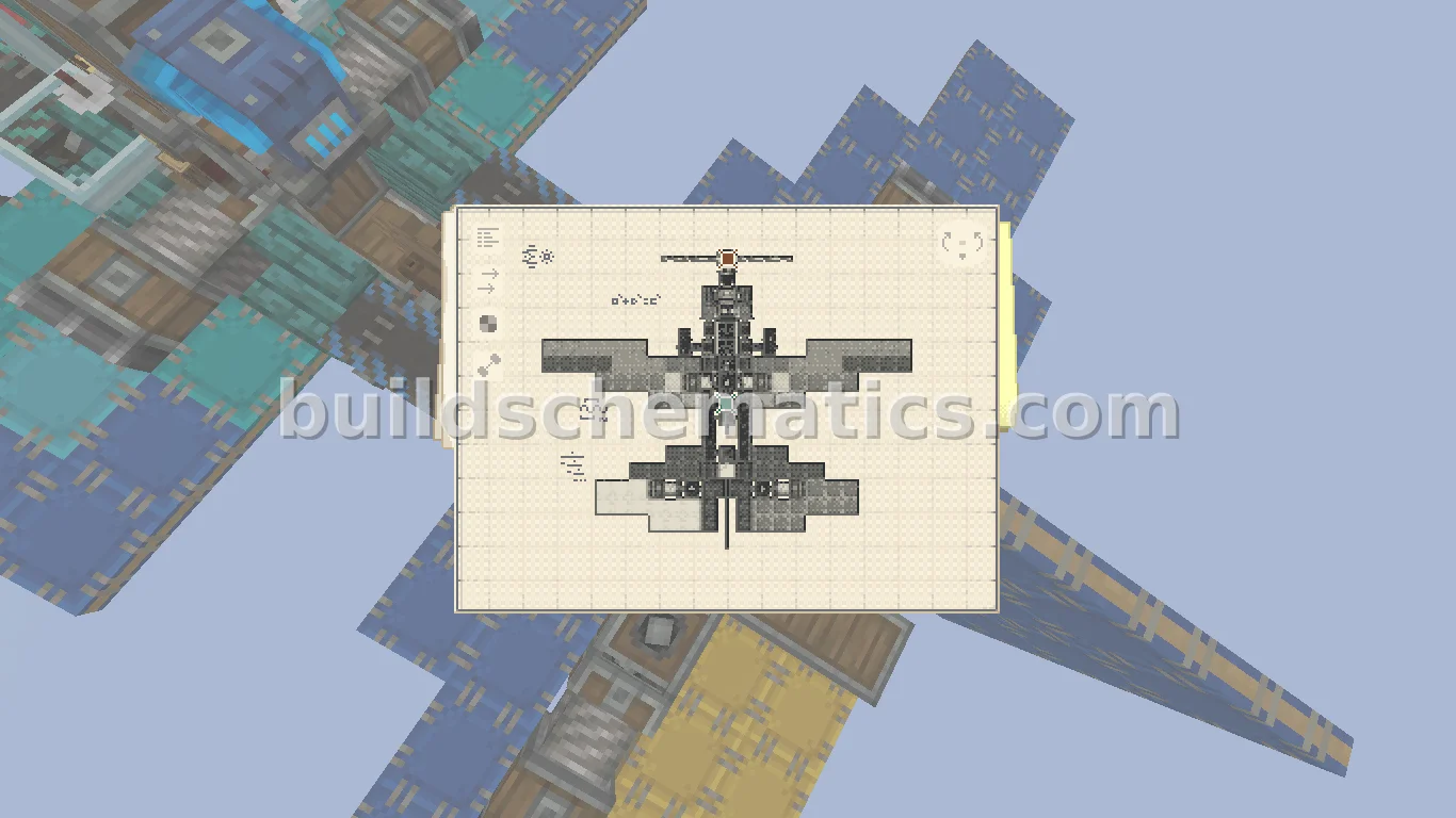 Working Blue Airplane Schematic — view 5