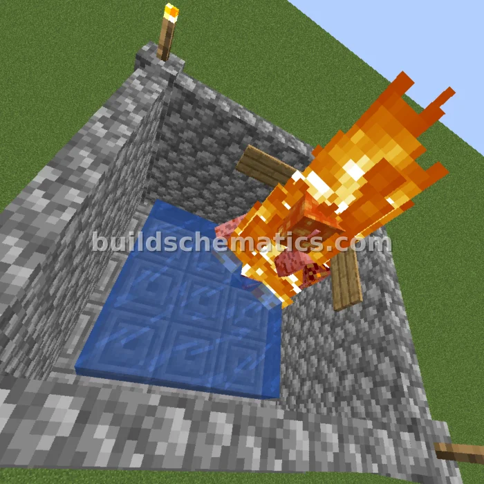 Simple Redstone Iron Farm