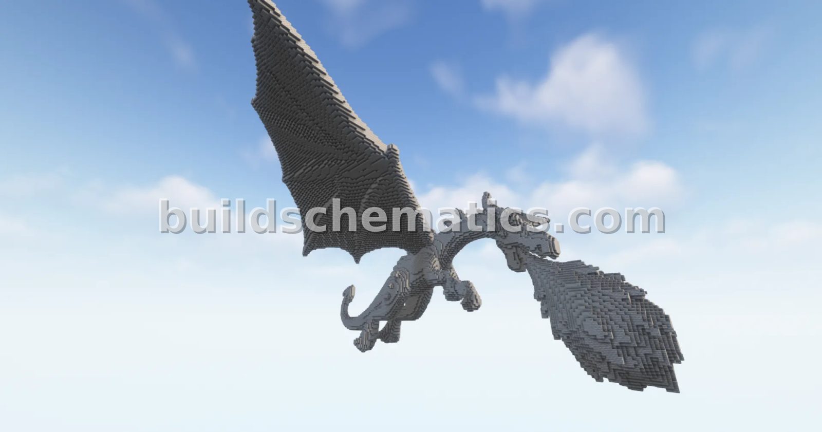 Dragon Voo Statue Minecraft Build