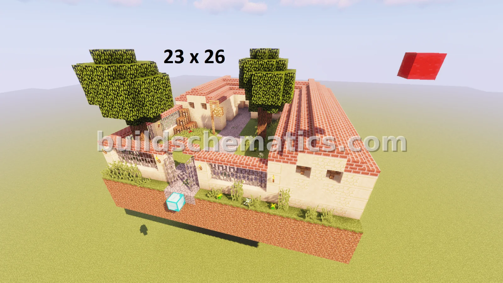 Roman Courtyard Garden — view 3