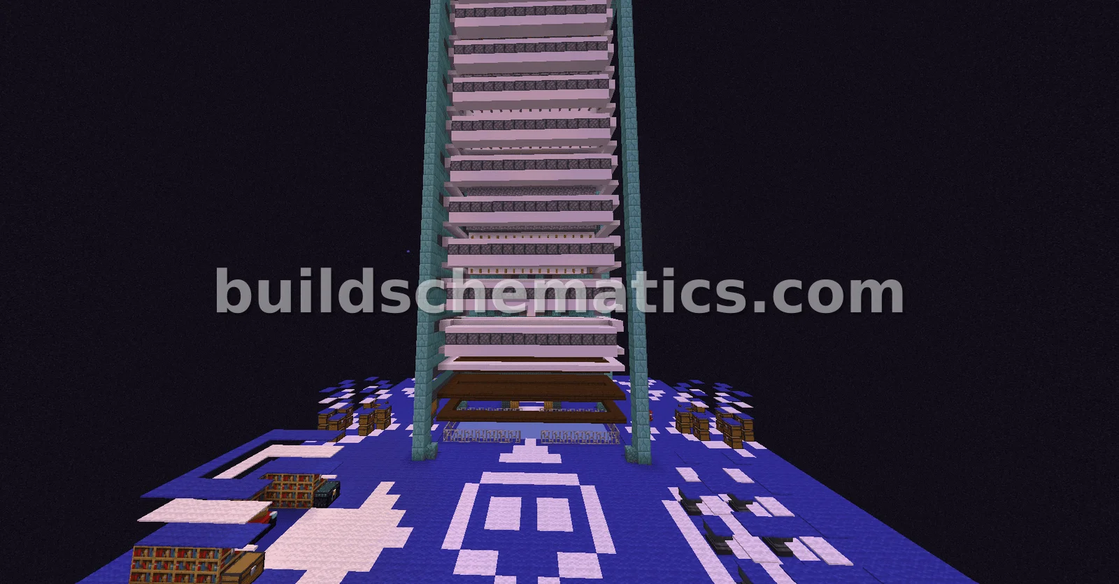 Enderman Farm With Decorations — view 4
