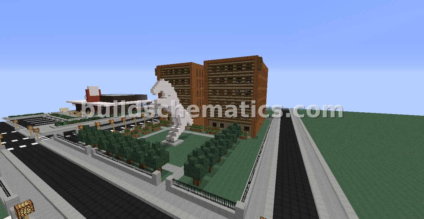 Modern Apartment and Office Buildings — view 2