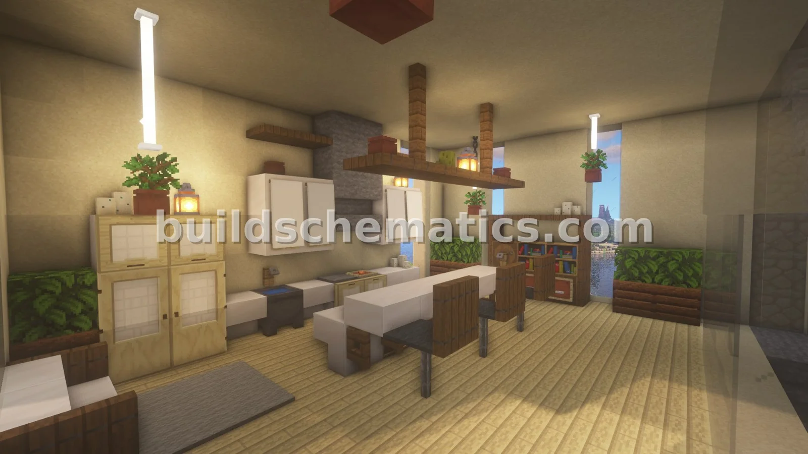 Minecraft Sandstone House Build — view 4