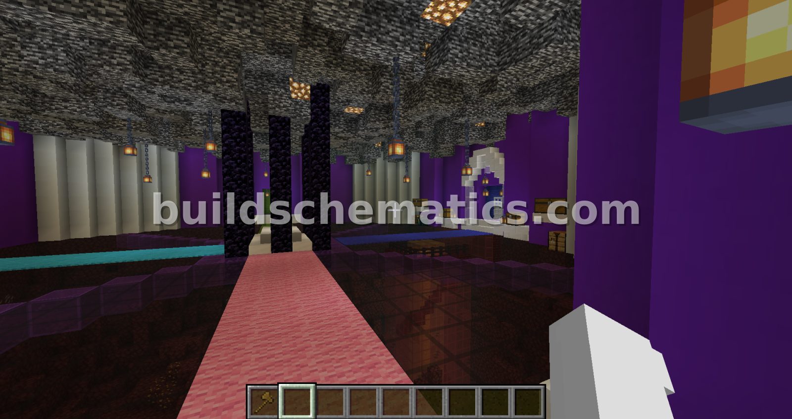 Nether Hub with Glass Floors — view 2