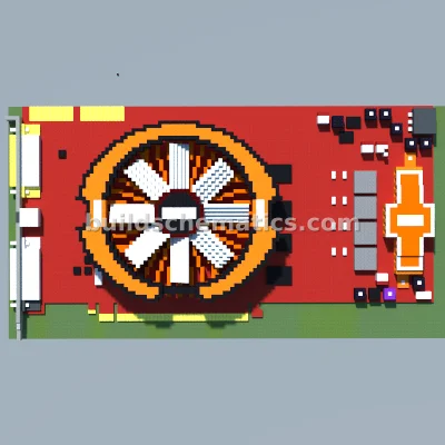 Radeon HD 3850 Graphics Card Pixel Art — view 2