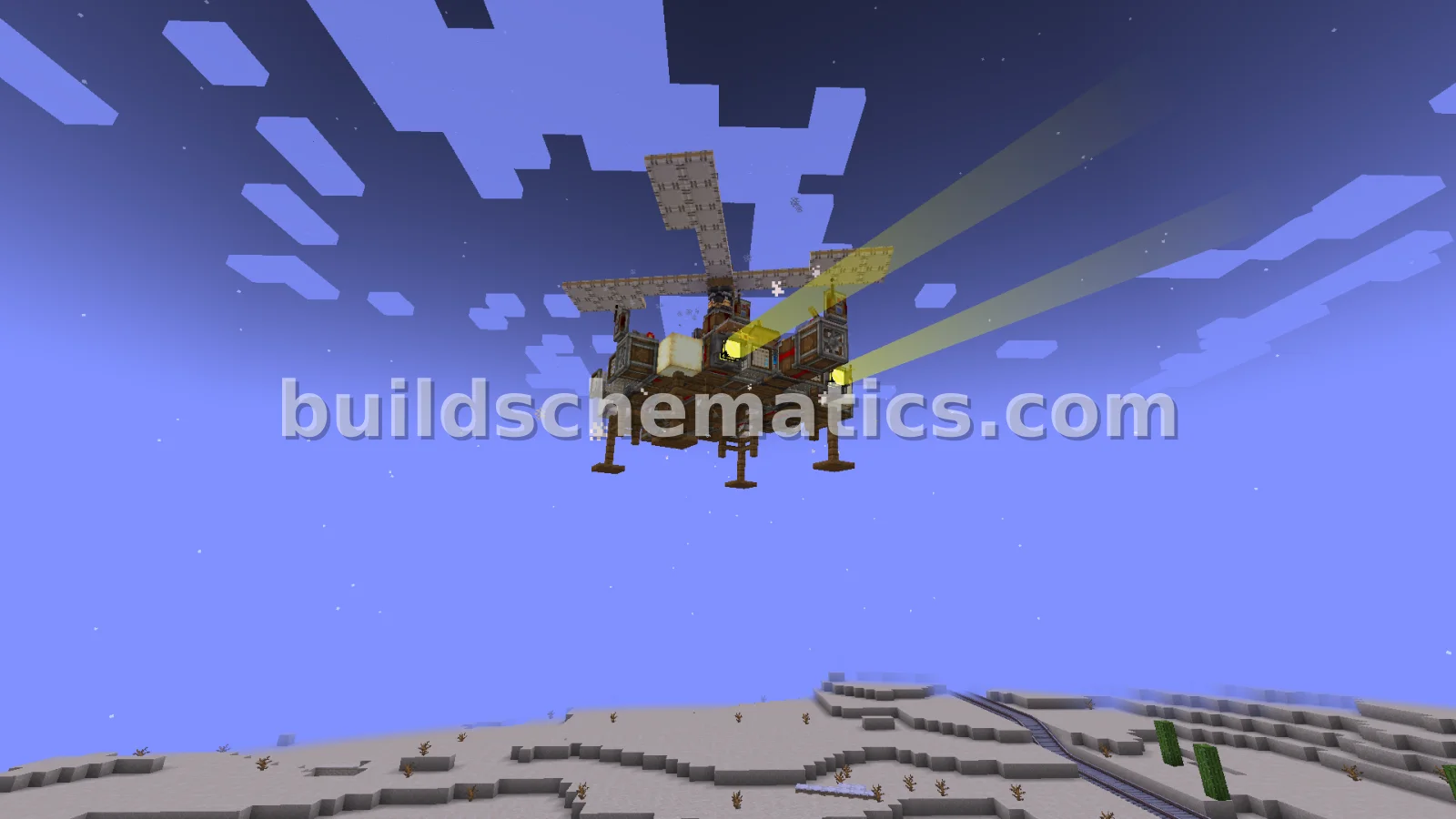 Wooden Flying Drone for Survival Mode