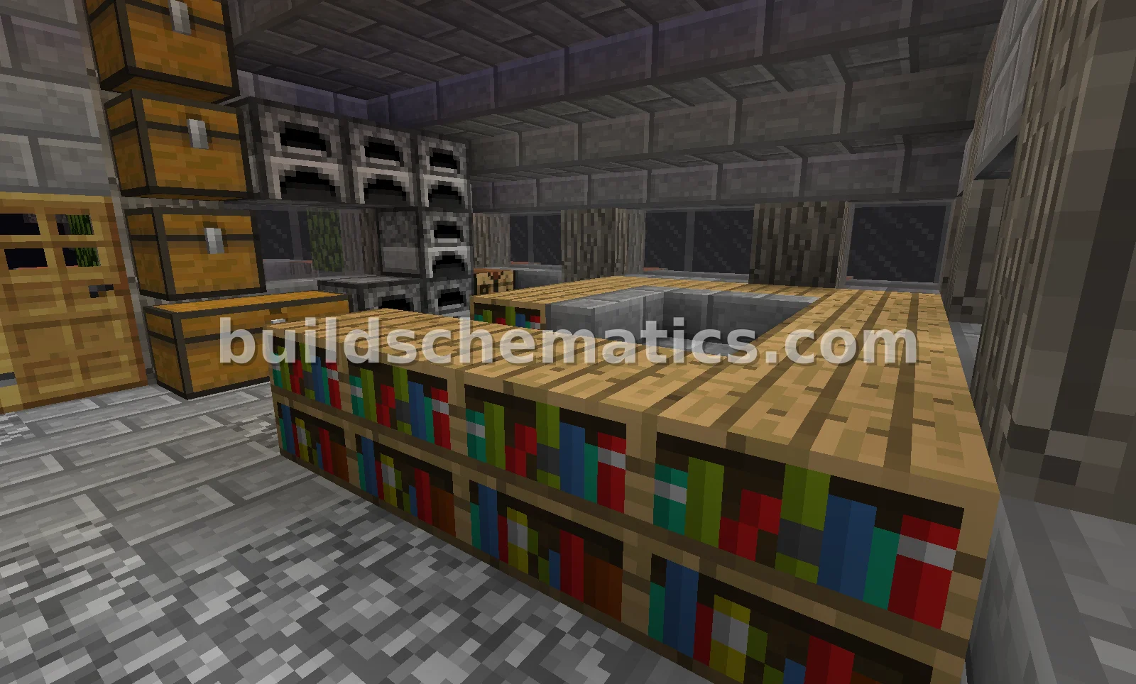 Small Dark Oak House — view 4
