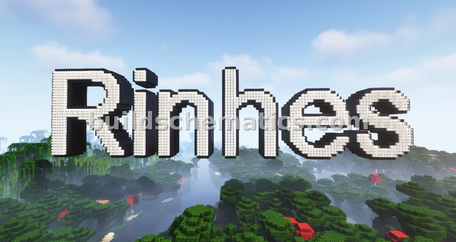 Rinhes 3D Block Letter Nameplate