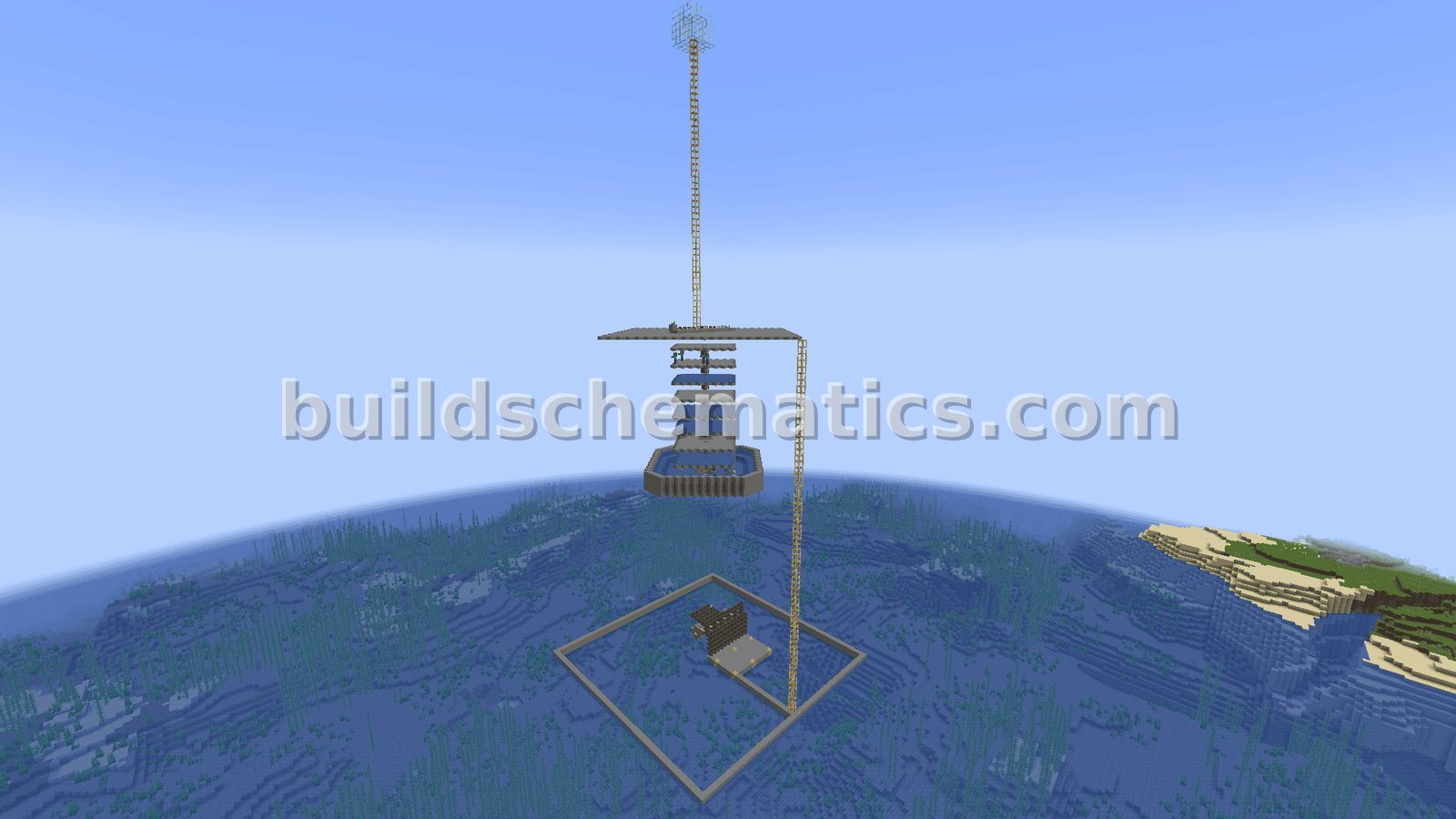Compact Mob Farm Structure — view 2