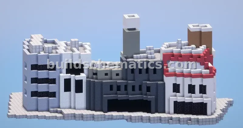 City Block Minecraft House