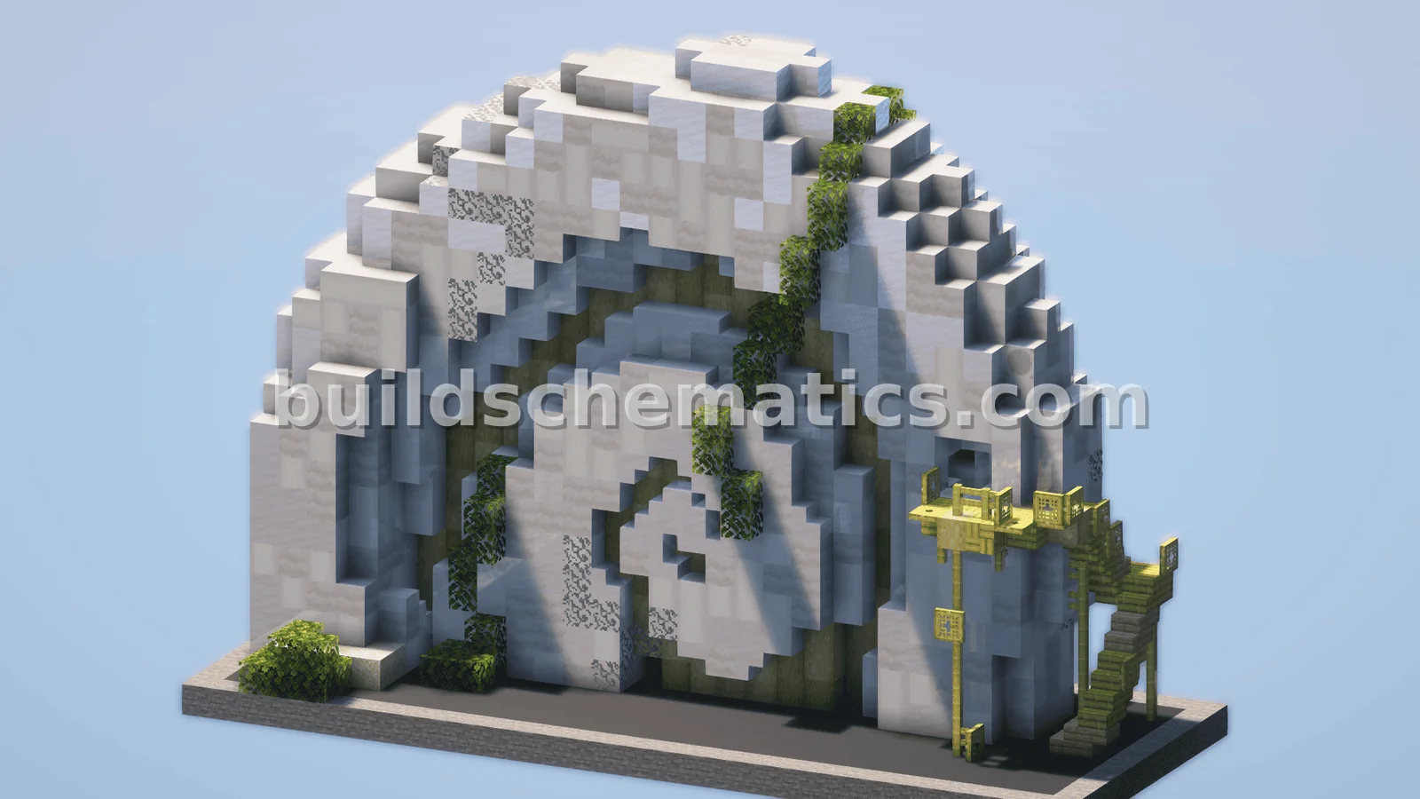 Nautilus Shell House Minecraft Build