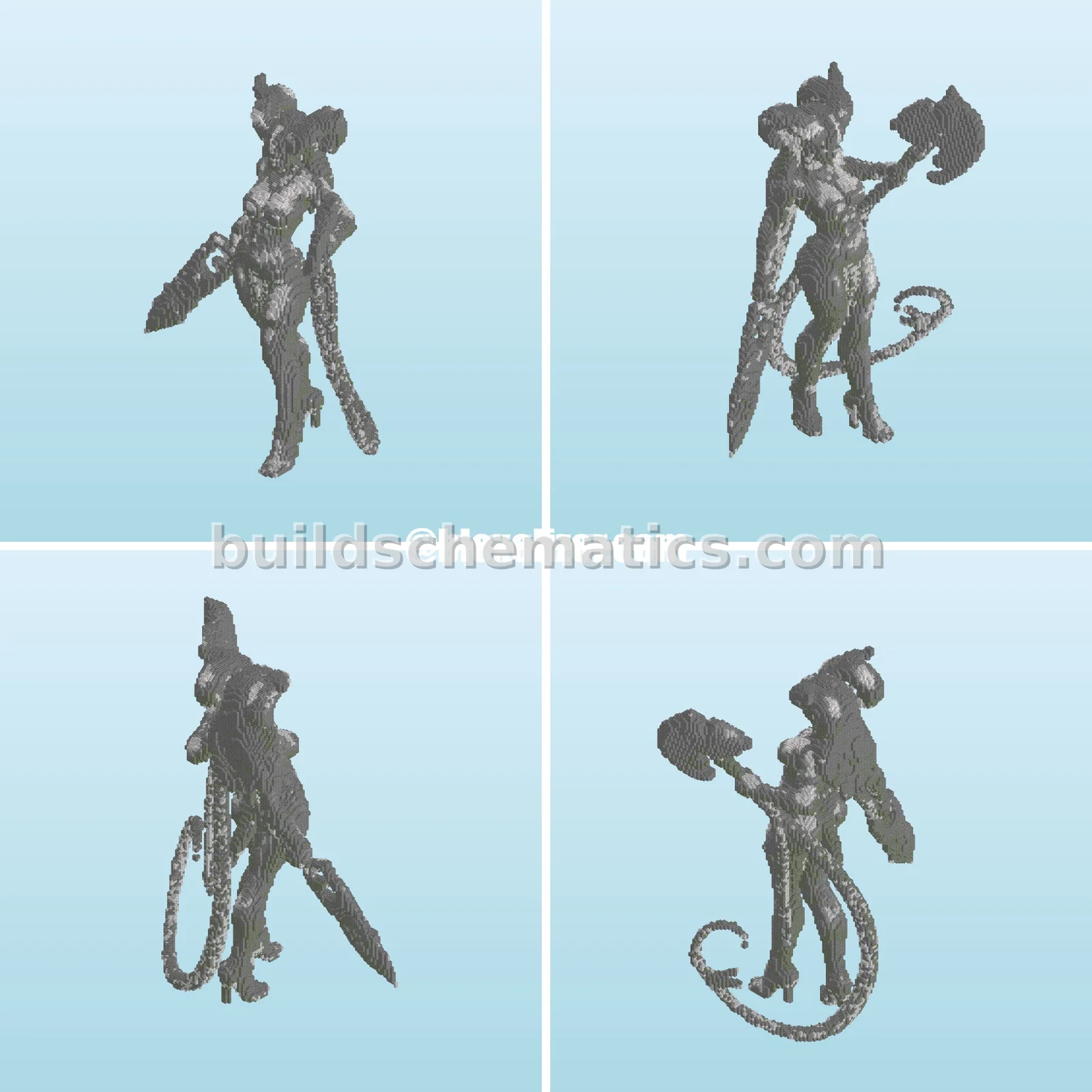 Female Warrior Statue