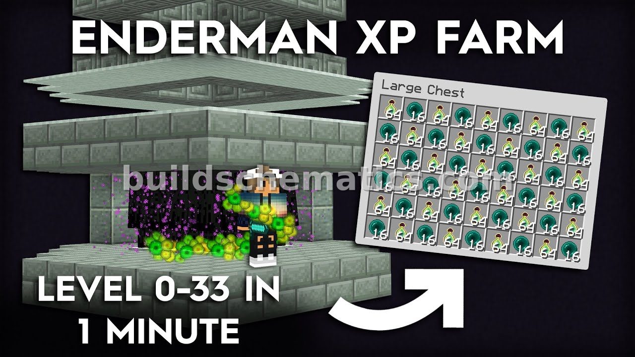 Enderman Farm for Fast XP