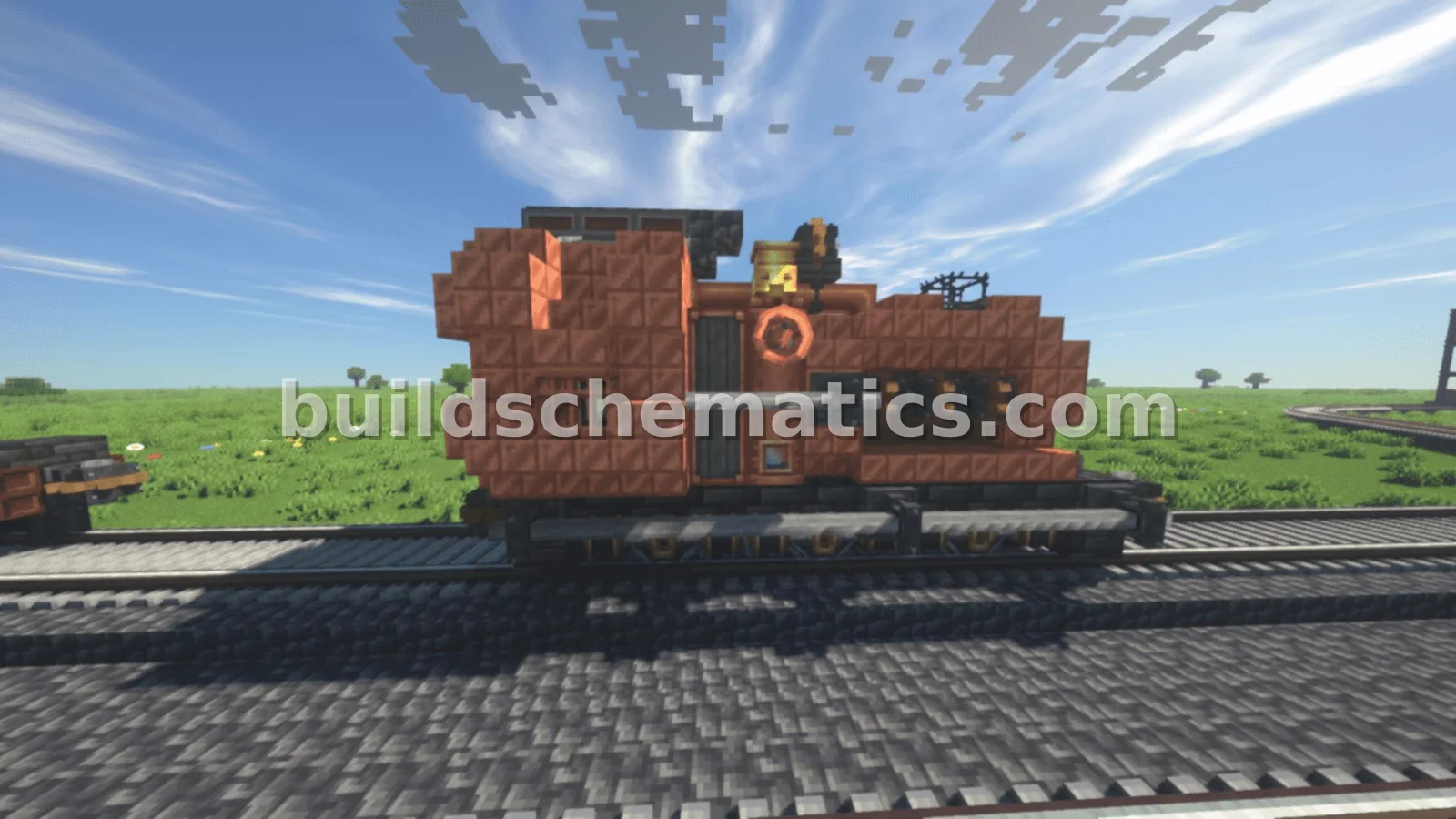 Classic Copper Diesel Shunter Locomotive — view 5