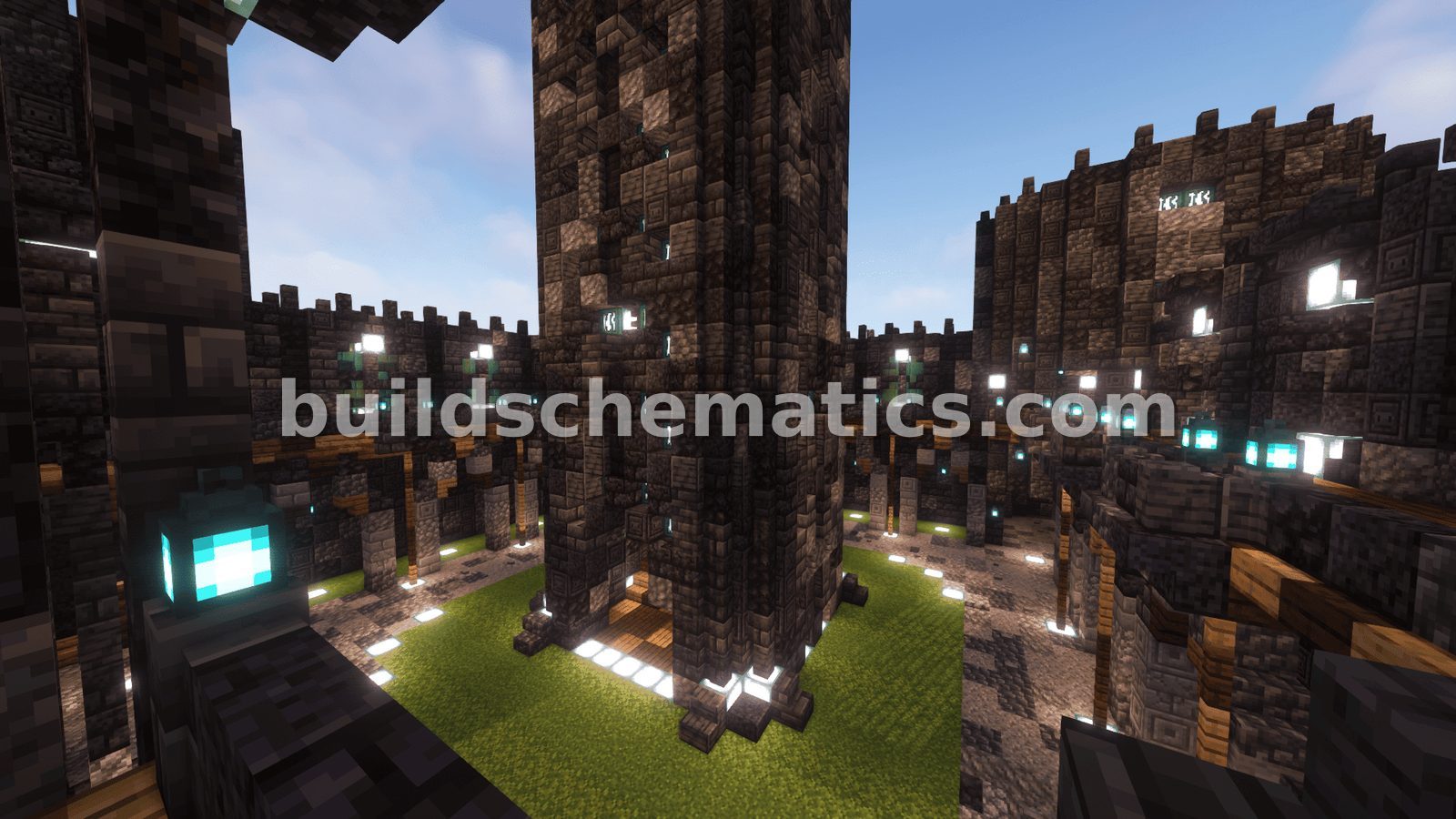 Nether Bastion Themed Castle — view 2