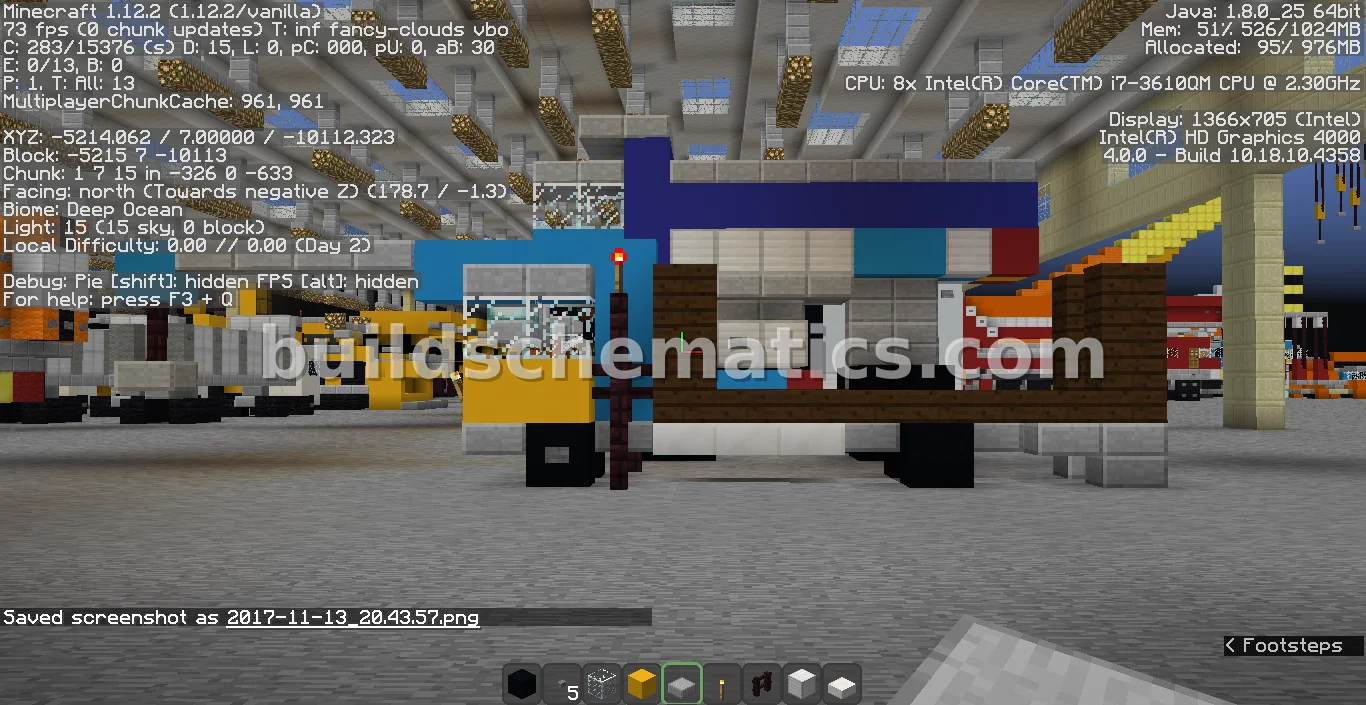 Crane Truck Self Loader Vehicle — view 2